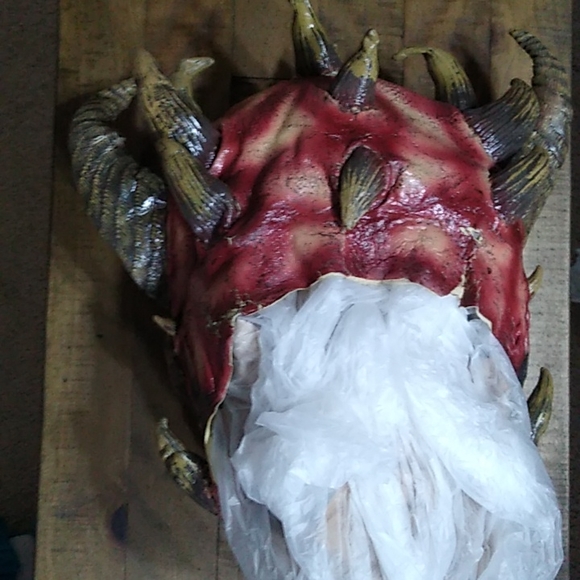 🎃Doom Demon devil scary alien mask face costume halloween Satan realistic - Picture 4 of 8